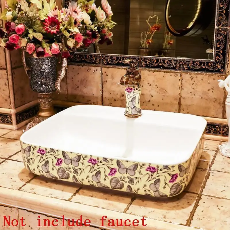 Nablatowa Evier Wastafel Cuba Para Banyo Waschtisch Black Lavandino Vanity De Mano Pia Banheiro Lavabo раковина для ванной комнаты - Цвет: MODEL G