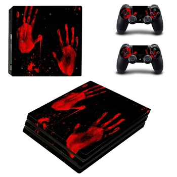 

Blood Palm Print Style Skin Sticker for PS4 Pro Console And Controllers Decal Vinyl Skins Cover Style 0201