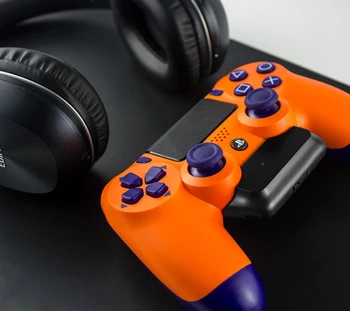 

For Dualshock4 Gamepad Joystick Dongle Bluetooth 5.0 For PS4 Controller Fit For Headphone Aux Audio Receiver Wireless Adapter