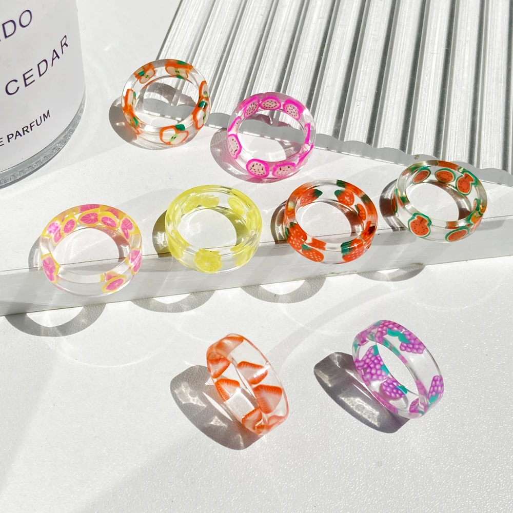 2021 Corea de moda de anillo de Metal geométrico redondo Irregular anillos abiertos para las mujeres anillo de boda conjunto