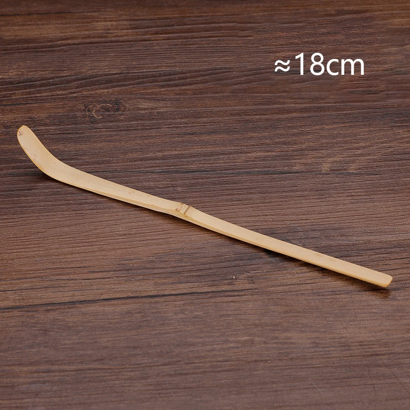 18*1cm Handmade Bamboo Matcha Spoon Tea Scoop Matcha Tea Leaf Sticks Needle Spice Kitchen Ceremony Utensils Accessories