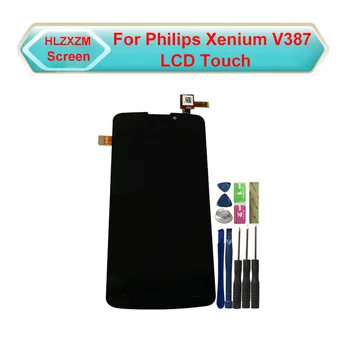 

Original For Philips Xenium V387 LCD Display With Touch Screen Digitizer Assembly Black With tools