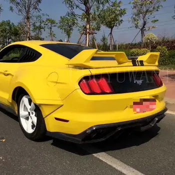

For Ford Mustang 2014 2015 2016 2017 High Quality ABS Material Primer Color Car Tail Wing Decoration Rear trunk Spoiler GTTS
