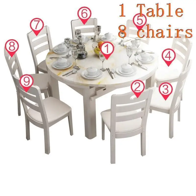 Number 1 Eet Marmol Dinning Tavolo Comedores Mueble Eettafel набор Tisch Juego Tafel деревянный стол Comedor Mesa De Jantar - Цвет: Number 1