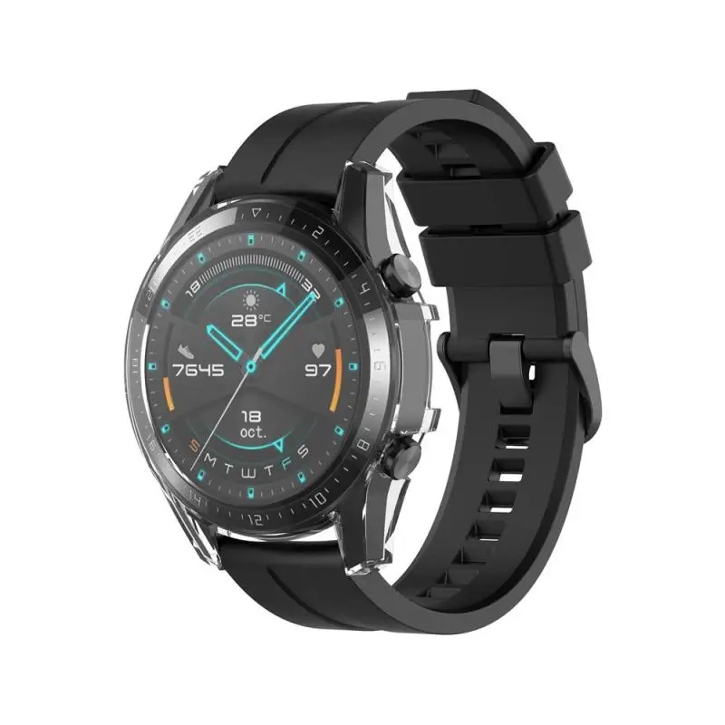 Чехол для часов Huawei Watch GT 2 46 мм мягкий силиконовый защитный чехол из ТПУ защитная