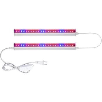 

2 LED Plant Growth Light T5 Growth Tube Plant Growth Light 30cm Red Blue Spectrum US Plug Indoor Plant Growth Light