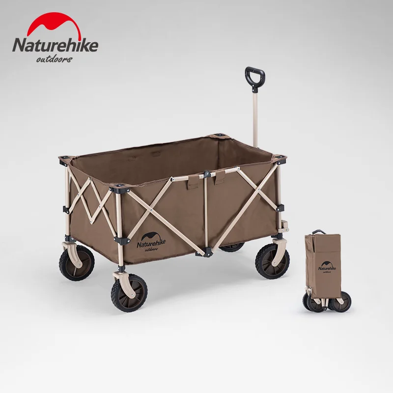 Четырехсторонняя складная тележка для кемпинга Naturehike 193L самостоятельное