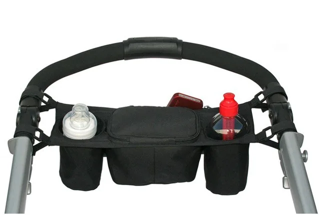 Bolsa para cochecito de bebе, organizador de transporte, bolsas de almacenamiento colgantes, cochecito, taza, Buggy, soporte par