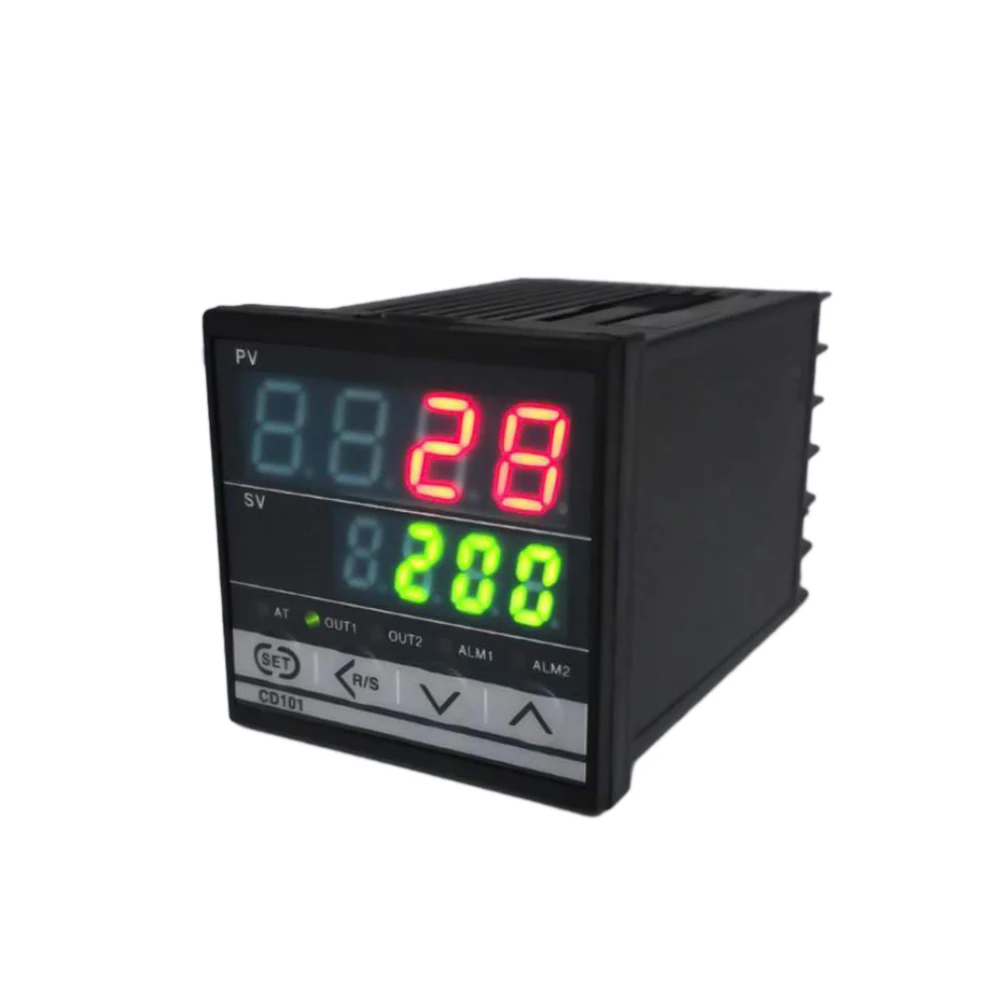 Meterk CD101 цифровой PID двойной дисплей регулятор температуры макс Тест температуры градусов Терморегулятор с аварийным релейным выходом