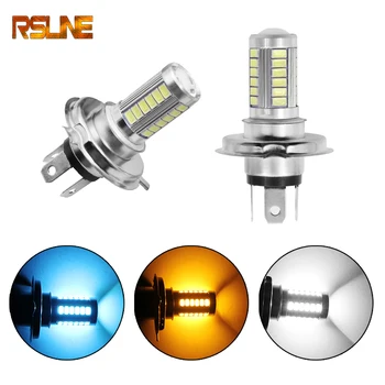 

2x H4 Super Bright 5630 SMD 33 LED 12V Auto Car Led Lamp for Auto Bulb Car Led Lights 12v Universal 6000k Flashing Lamp
