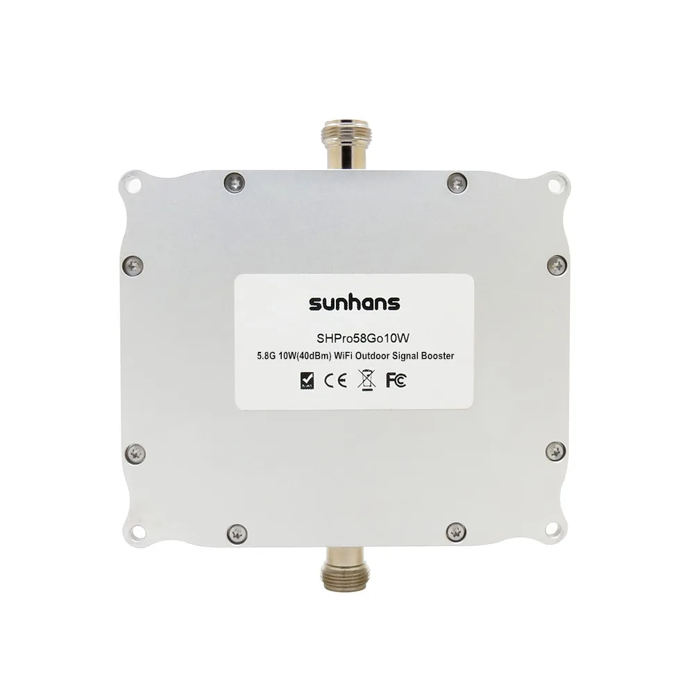 [] Sunhans SHPro58Go10W 5.8GHz 10W 40dBm 802.11 a/n/ac WiFi 야외 신호 증폭기 고출력 무선 증폭기
