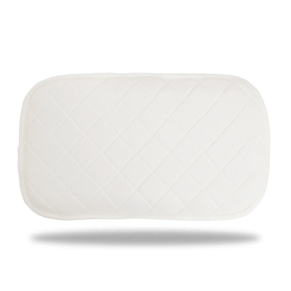 white pillow Baby Bed Mat 120*70Cm Summer Cool 3D Breathable Mesh Soft Baby Bed Mattress Covers Newborn Infant Bedding Set Kids Cot Sheet - Цвет: white pillow