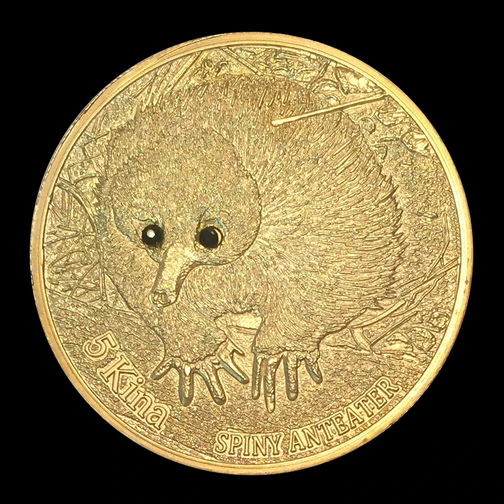 2K Золотая монета, уникальная металлическая монета, русский дизайн, милые монеты с животными, металлические поделки, пластиковый чехол для домашнего декора и коллекции - Цвет: style 6