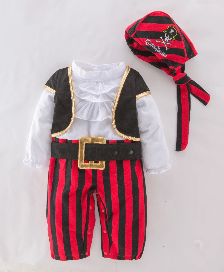 Костюм капитана пирата Umorden для маленьких мальчиков, Хэллоуин, Рождество, День рождения Косплей, нарядное платье