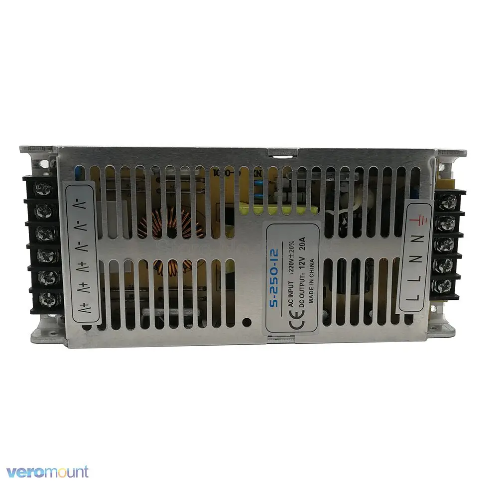12 В ультра тонкий импульсный источник питания AC220V к DC12V 2A 12.5A 20A 30A трансформаторы питания драйвер преобразователя для полос