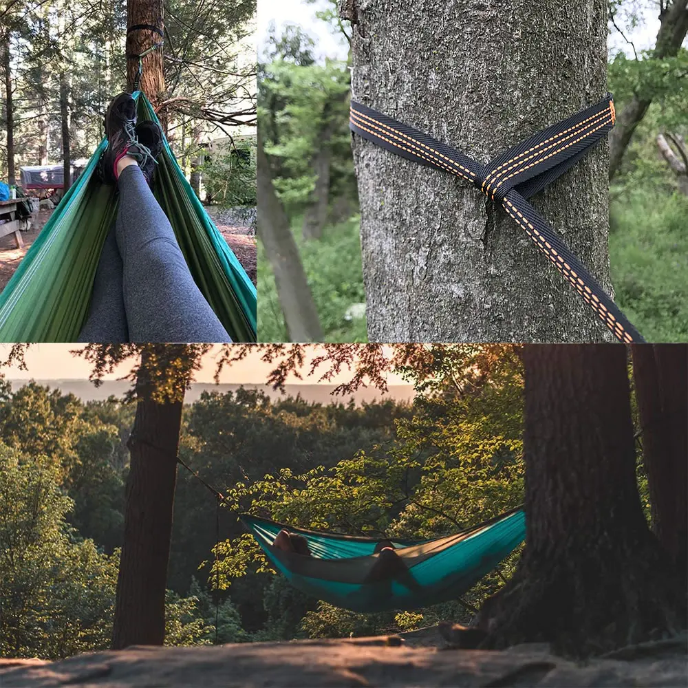 Hammock Straps Strongest & Most Versatile. Quick Easy Setup for All Hammocks. Lightweight & Tree Friendly. No Stretch Polyester