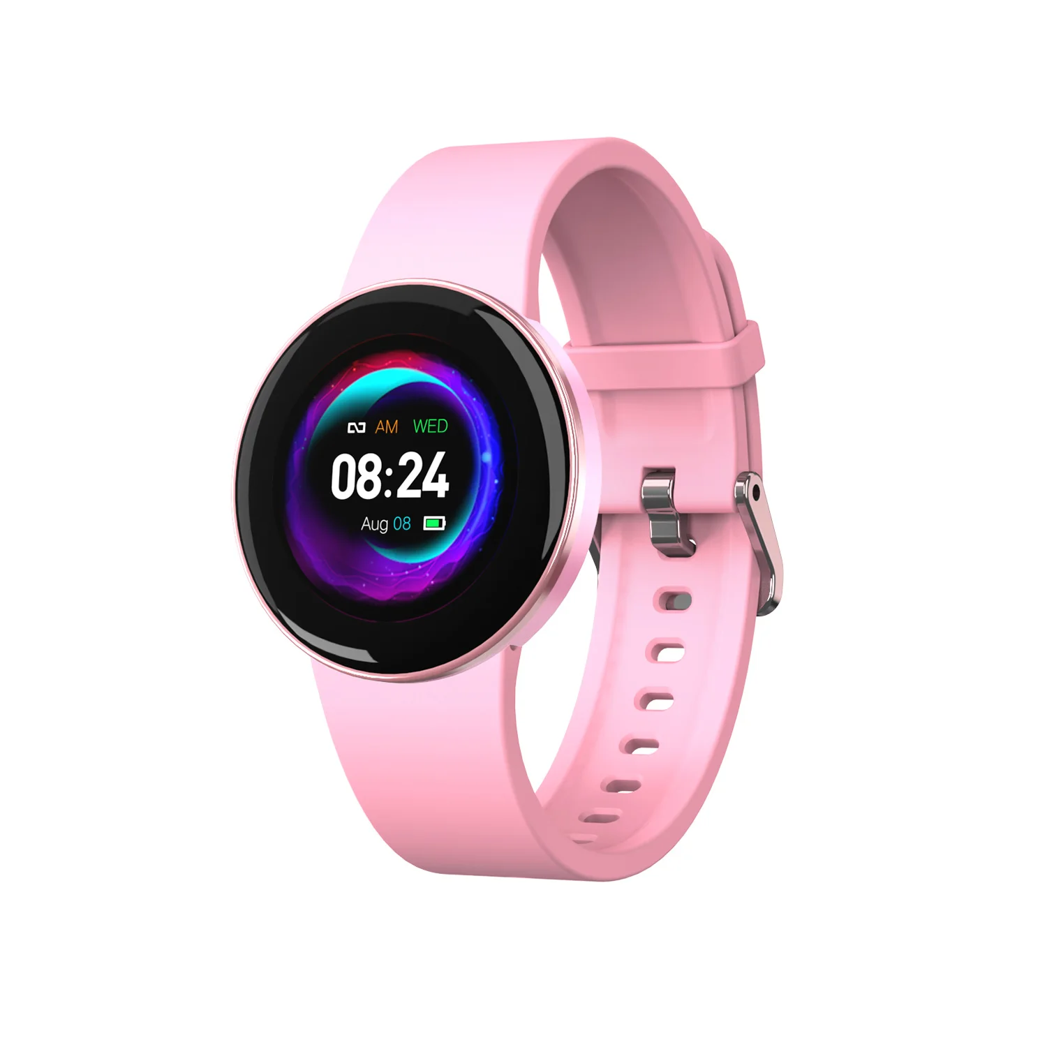 Round Watch Y16 Smartwatch with Heart Rate Blood Pressure Monitor Step Count Sleep Tracker Waterproof Smart Watch Men Women
