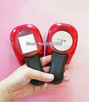 

New Stamp shape Craft Punch Embossing Machine Round Hole Punch Toothed Puncher Embosser
