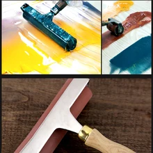 5/10/15 см типографской краски художников инструмент Краски Наборы инструментов для тяжелых условий эксплуатации жесткий резиновый ролик Профессиональный жесткий резиновый Brayer ролик