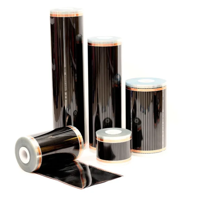 Film électrothermique en cristal de carbone graphène 400W/M2, chauffage au sol, chauffage mural sûr, économie d'énergie, température constante 1
