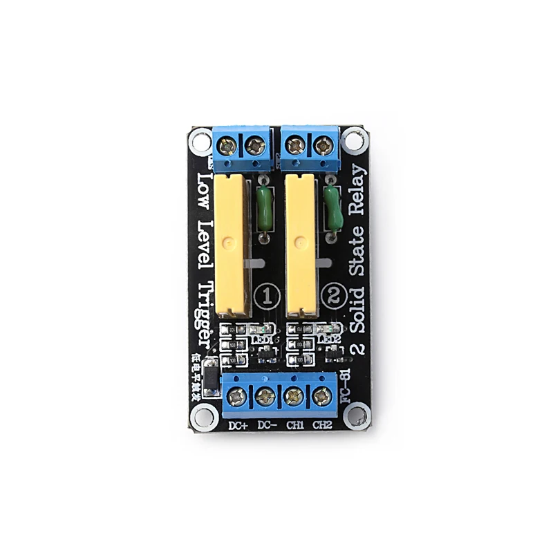 2 канала SSR твердотельные реле высокий-низкий триггер 5A 3-32V Для Arduino R3