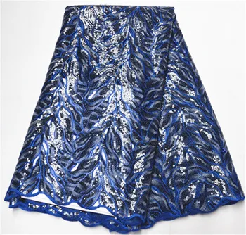 

2020 African organza Lace Fabric High Quality Nigerian handcut Lace Fabric with sequins French sequins Lace For dress hot sale