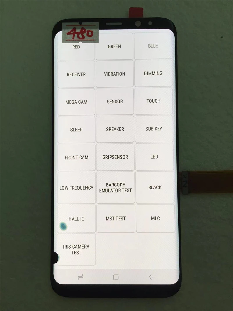 Original AMOLED with frame for Samsung Galaxy S8+ PLUS G955A G955U G955F G955V LCD display touch screen assembly with dots