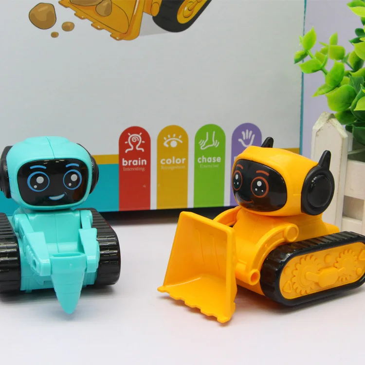 

Hot Sales 899-11d Children'S Educational Inertia Cartoon Model Engineering Vehicle 12 Shuttlecocks in Each Box English Hot Selli