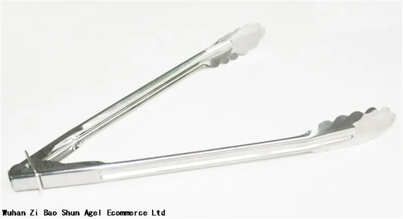 STAINLESS STEEL SALAD TONGS BBQ Kitchen Cooking Food Serving Utensil tong