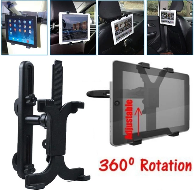 Phone Stand Clip Holder Universal Support Automobile Car Mount for 7 To 11 Inches Black Premium Quality Bracket