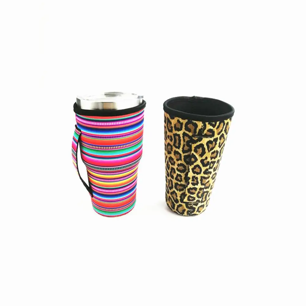 2pc Stainless Steel Travel Insulation Coffee Cup Sleeve Bag Ice Tyrant Cup Protector Cup Accessories Thick High Quality Portable