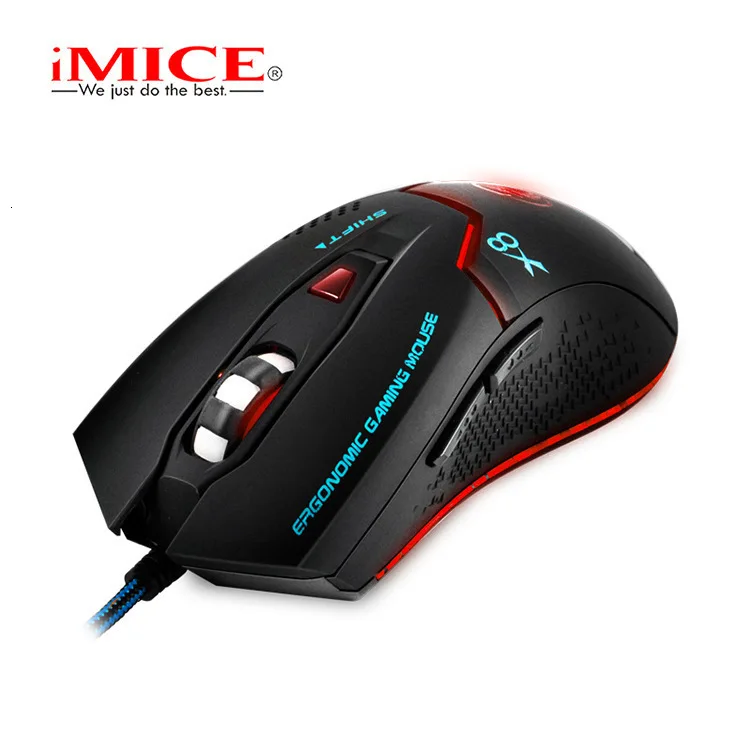 Wired gaming mouse