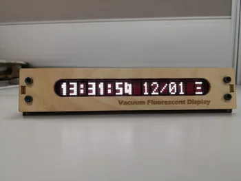 Zegar VFD zegar obracający stronę przypomnienie o czasie wyświetlacz fluorescencyjny próżniowy czas WIFI automatyczna jasność ręczna tanie i dobre opinie Inne CN (pochodzenie)