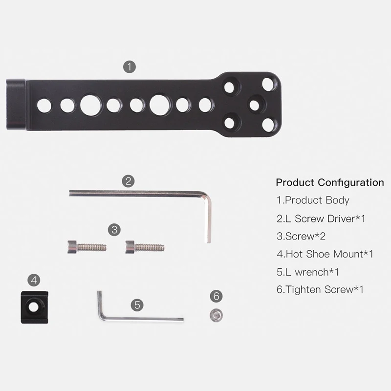Мини-видение для Ronin S Gimbal аксессуары для шеи удлинительная пластина подключения светодиодный микрофон монитор фотографии