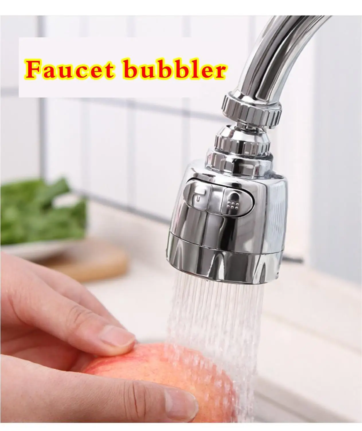 

2PCS universal flexible faucet faucets kitchen faucet nozzle water saving adapter aerator water filters faucets 360 diverter