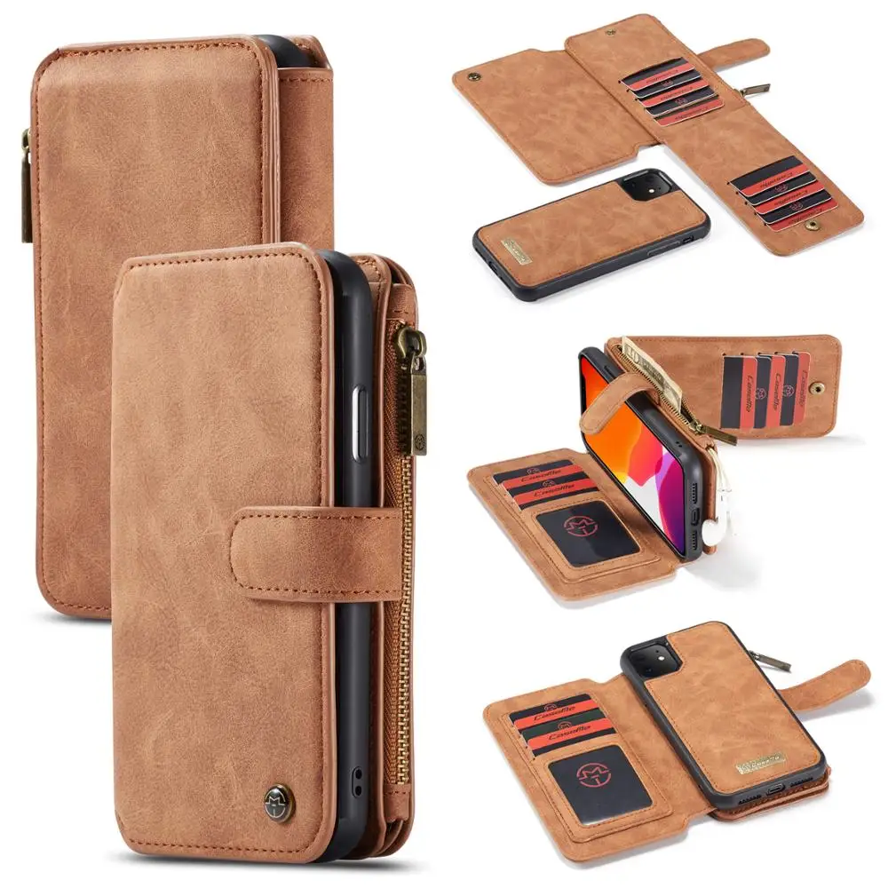 

For Apple iPhone 11 Pro Max Magnetic Flip Luxury Leather Multifunction Wallet Stand For Apple iPhone XS Max XR X Case Cover