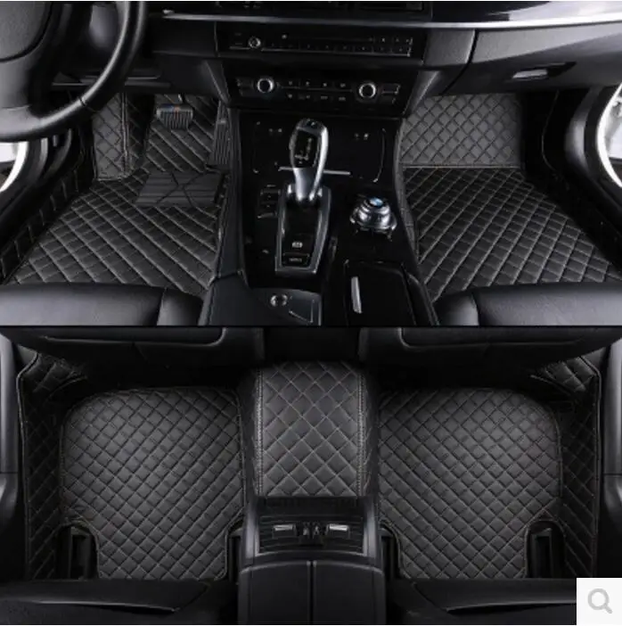 Для Audi A1 A3 A4 A5 S5 A6 A7 S7 Q3 Q5 Q7 2006- 3D класса люкс автомобильный коврик подходит(Подходит для Audi все модели) быстро, EMS
