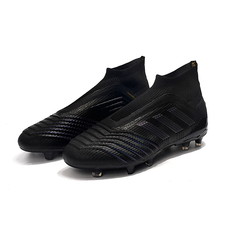 Adidas Хищник гальваническим Тысячелетнего Сокола, 19+ FG Водонепроницаемый Вязаный топ Высокая FG Для мужчин футбольные бутсы Размер 40-44