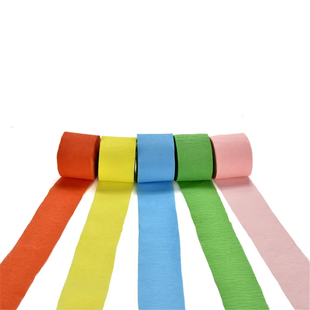 

DIY Origami Crepe Paper Garland Paper Streamers Wedding Kids Birthday Party Photography Backdrops for Baby Shower Wrapping