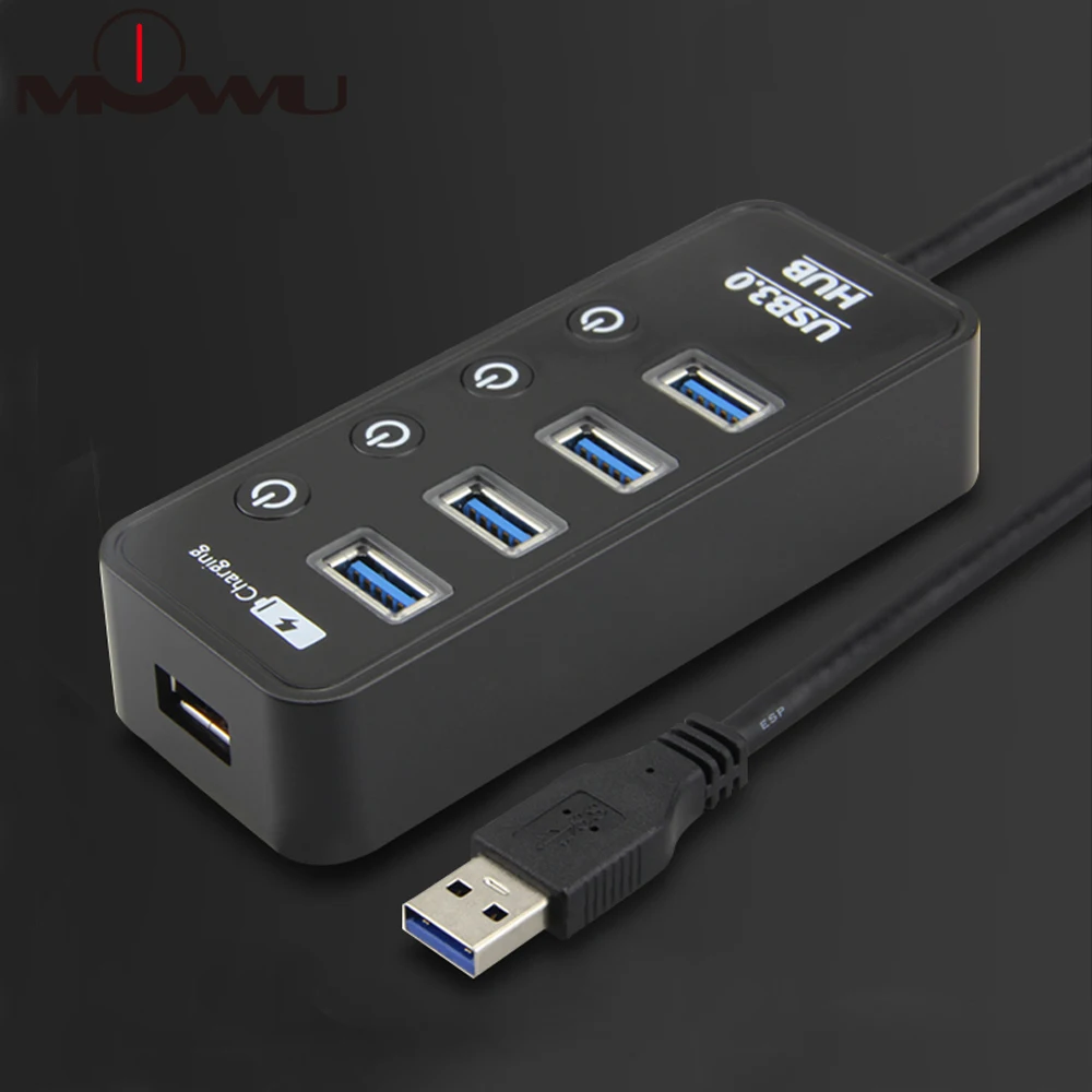 Высокое качество USB 3,0 концентратор высокий держатель для спидометра зарядка Multipe USB децис концентратор для ПК ноутбука 7 портов удлинитель адаптер концентратор U
