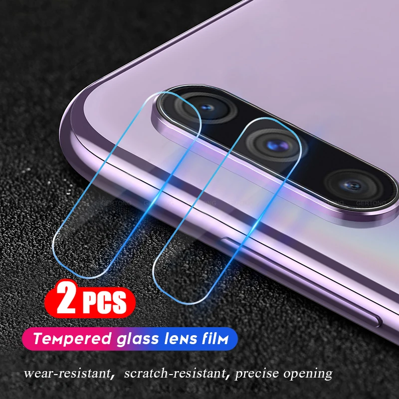 2 шт. HD защита для объектива камеры протектор для samsung Galaxy A70 A50 A30 A20 9D Закаленное стекло пленка на samsung A70 A705F