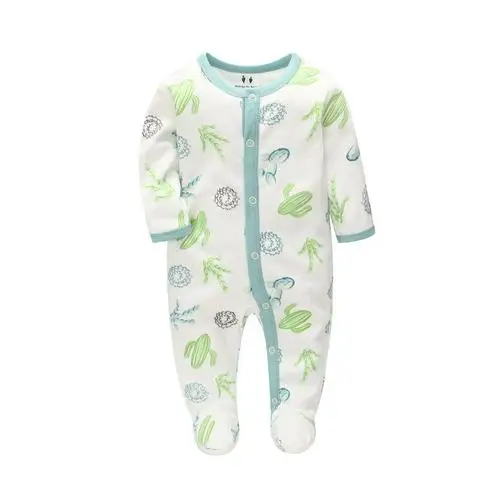 Детские комбинезоны с длинными рукавами Одежда для младенцев тонкая хлопковая весенне-осенняя хлопковая дышащая одежда для новорожденных - Цвет: 09