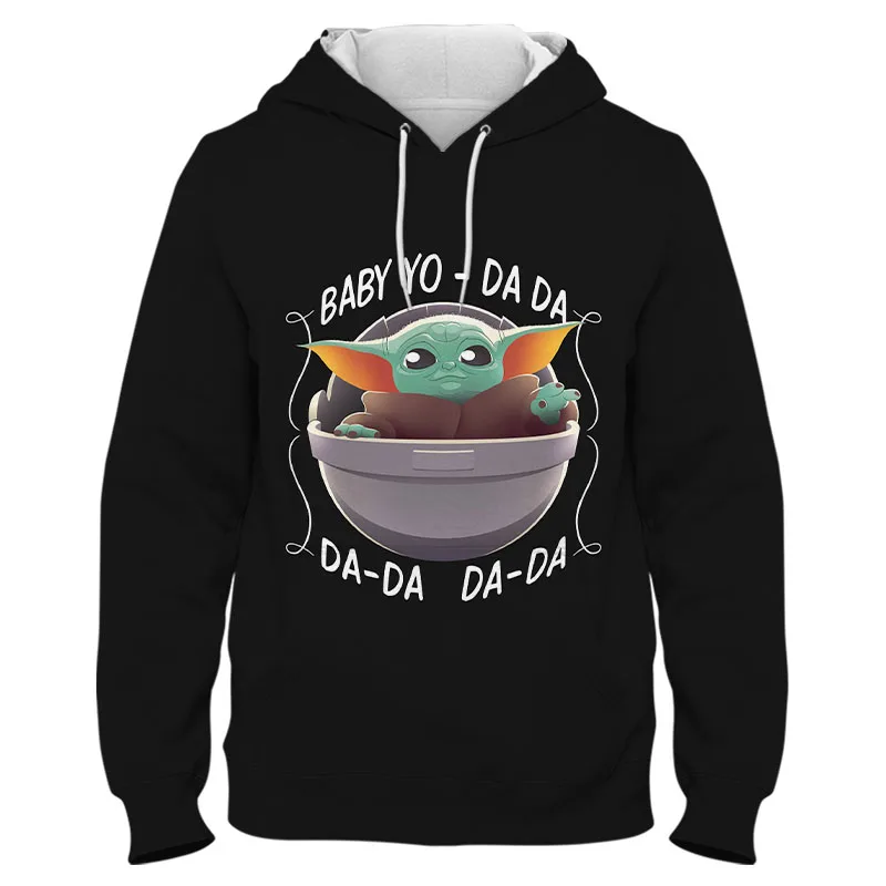 Пуловер с капюшоном и надписью мандалор для мужчин женщин | Мужская одежда