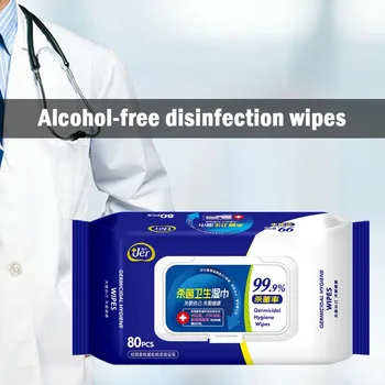 

Disinfecting Wipes Wet Wipes Antibacterial Wet Wipe Tissue Clean Hand Health Care 80 wipes/pack Toallitas Humedas Lingettes