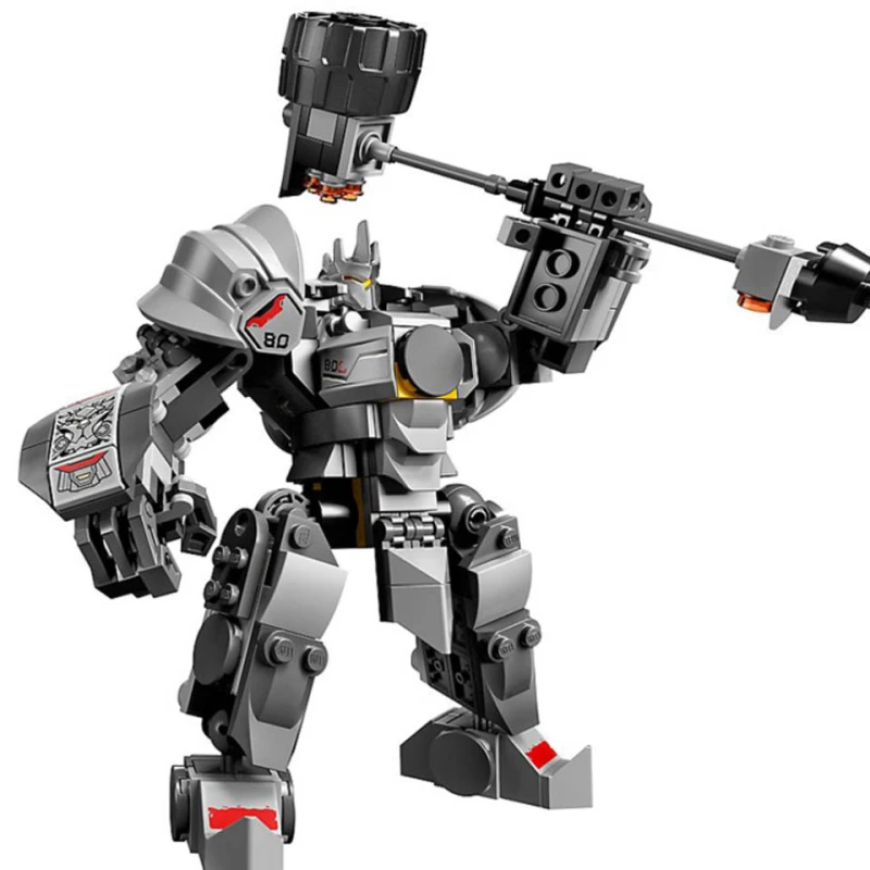 Совместимые с Overwatch 75973 игры D. Va& Reinhardt строительные блоки кирпичи игрушки подарки для детей фигурки juguetes
