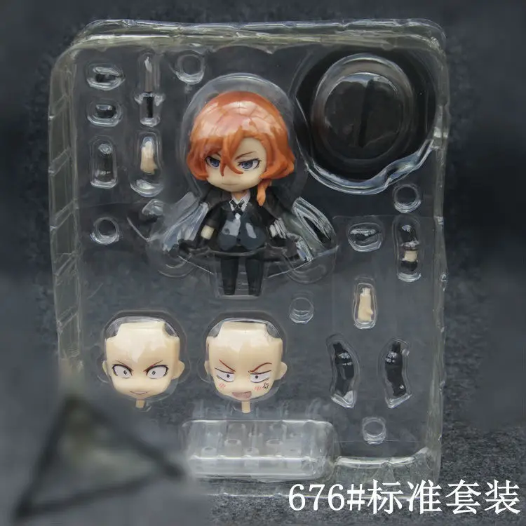 10 см Nendoroid Bungo бродячие собаки 657 676 дазай Осаму накахара чуя фигурка модель игрушки
