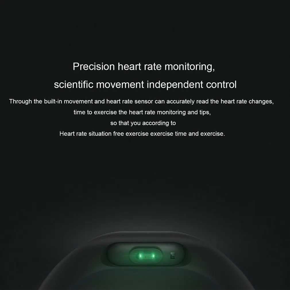 For Xiaomi Bracelet 2 Smart Bracelet Heart Rate Detection Sports Bracelet Waterproof Smart Step Counter Bracelet