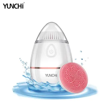 

3D Electric Face Cleanser Makeup Cleanser 4 Modes Message & Exfoliating Acne Egg Shape Portable Sonic Vibration Clean Brush