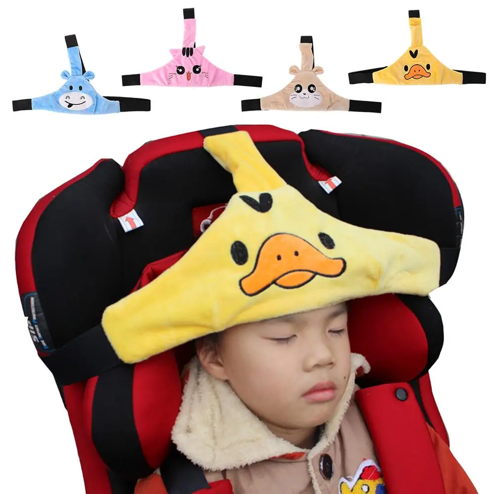 Детское автомобильное безопасное сиденье для головы фиксирующая лента Регулируемая поддержка сна коляска с держателем