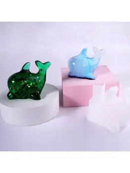 

DIY Dolphin Desktop Ornaments Casting Silicone Mould Art Crafts Jewelry Decorations Making Tool Crystal Epoxy Resin Mold